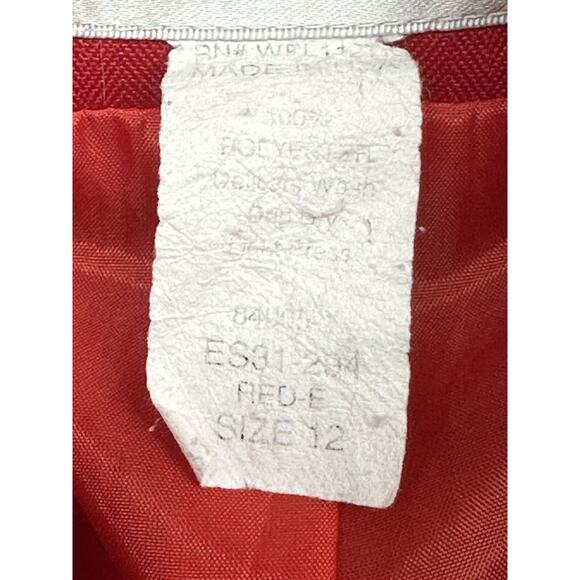 Vintage DaRue California Red Blazer Size Womens 12 Long Sleeves Work - Picture 7 of 11